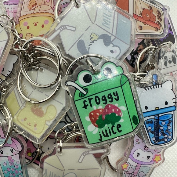 Cutie Drink KBK Keychains - Picture 1 of 9